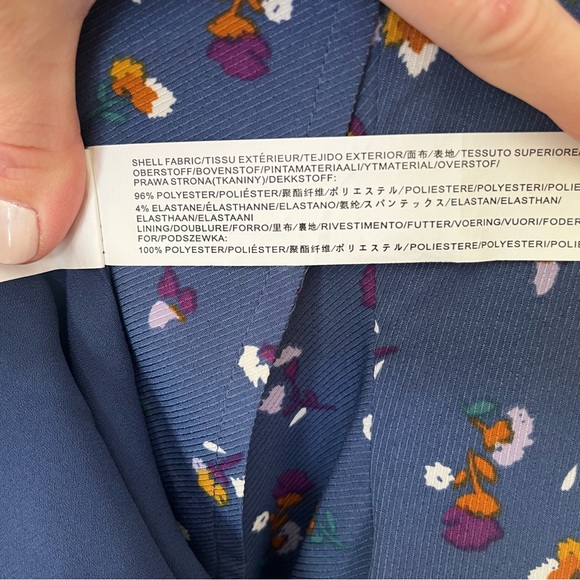 EUC Chriselle Lim Wren Floral Print Trench Dress - Picture 6 of 6